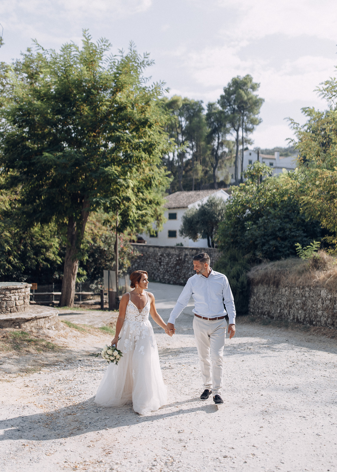Свадебная фотография на Корфу, Греция - Внимание к деталям